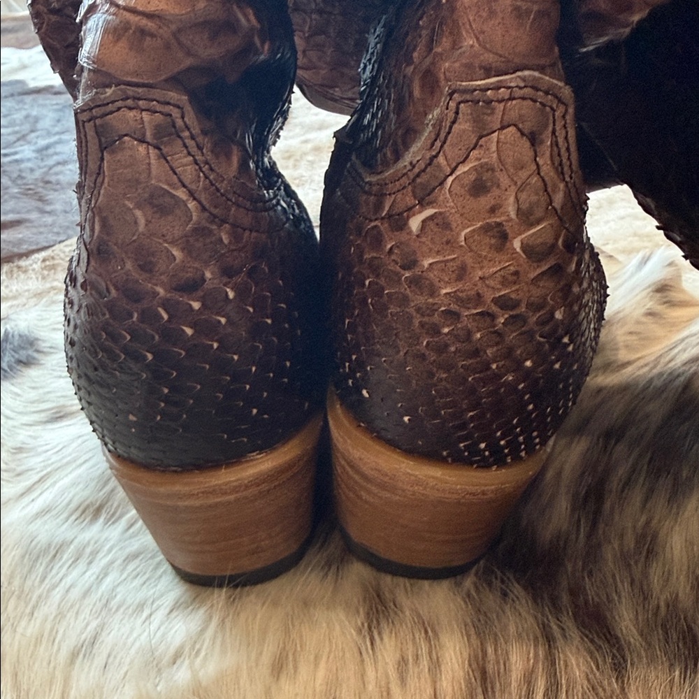 Freebird Leather Python Boots - image 3